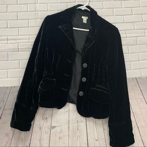 Oddie velvet jacket blazer silk viscose